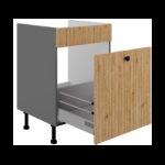 Valamu all olev alumine kapp väljatõmmatava sahtliga 60 ZL 1S BB - Kitchen AVA