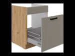 Valamu all olev alumine kapp väljatõmmatava sahtliga 60 ZL 1S BB - Kitchen LUNA HELEHALL - ARTISAN