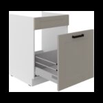 Valamu all olev alumine kapp väljatõmmatava sahtliga 60 ZL 1S BB - Kitchen LUNA HALL - VALGE