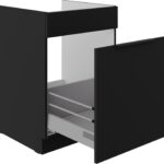 Valamu all olev alumine kapp väljatõmmatava sahtliga 60 ZL 1S BB - Siena Köök