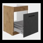 Valamu all olev alumine kapp väljatõmmatava sahtliga 60 ZL 1S BB - VIGO MATERA KÖÖK