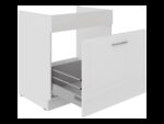 Valamu all olev alumine kapp väljatõmmatava sahtliga 80 ZL 1S BB - LARA KÖÖK VALGE