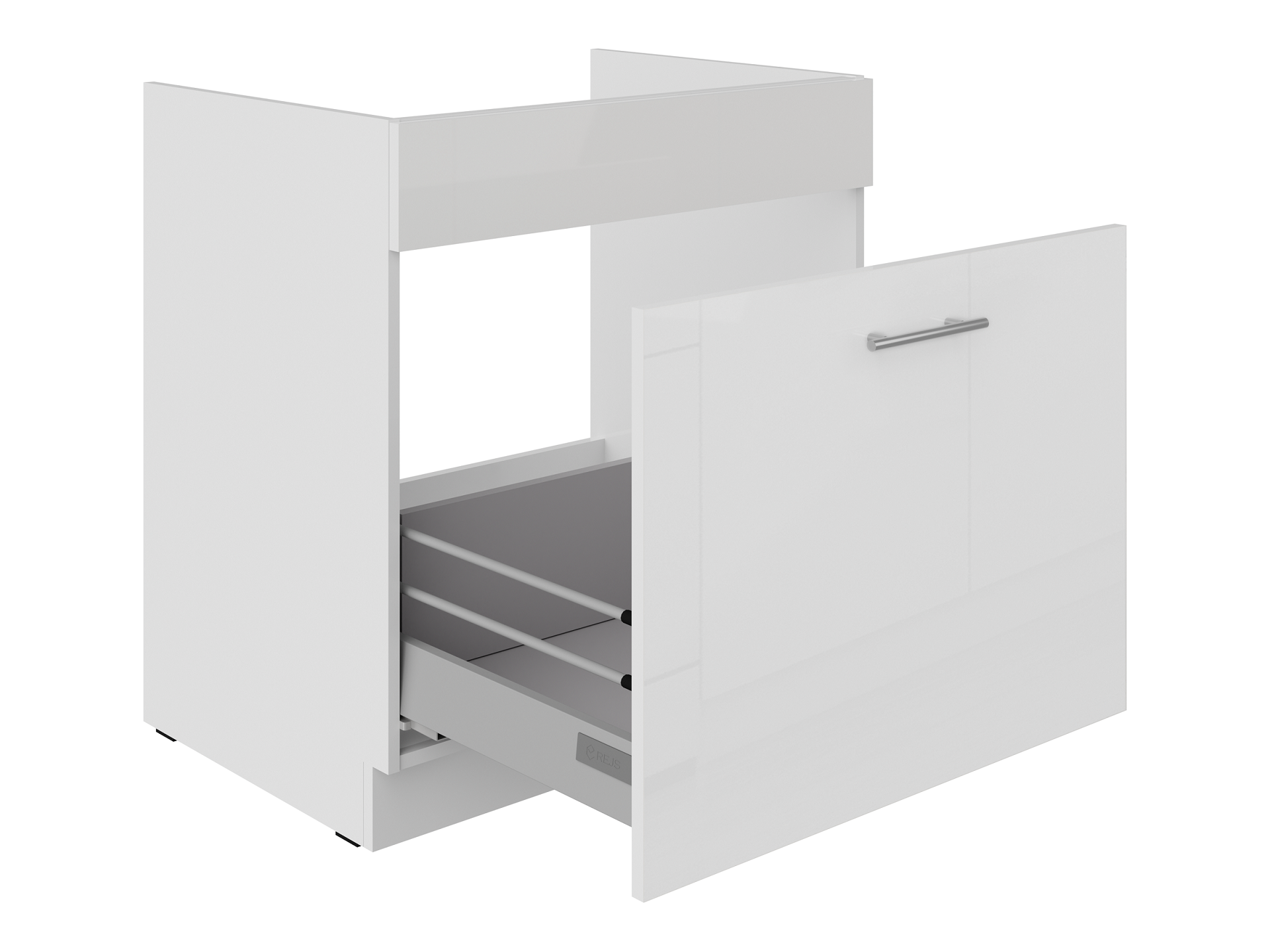szafka-dolna-pod-zlew-z-wysuwana-szuflada-80-zl-1s-bb-kuchnia-lara-biala Valamu all olev alumine kapp väljatõmmatava sahtliga 80 ZL 1S BB - LARA KÖÖK VALGE - Image 1