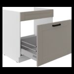 Valamu all olev alumine kapp väljatõmmatava sahtliga 80 ZL 1S BB - Kitchen LUNA HALL - VALGE