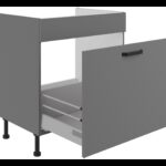 Valamu all olev alumine kapp väljatõmmatava sahtliga 80 ZL 1S BB - Kitchen NESSA