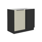 Nurgapõhjakapp 105 ND 1F BB - ARONA Köögi VÄRVI KAŠMIIRIPUNA.