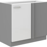 Nurgakapp 105 ND 1F BB - KÖÖK BIANKA VALGE