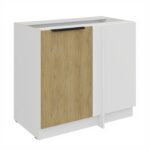 Nurgakapp 105 ND 1F BB - Köögimööbel Tamm CREMONA / Valge