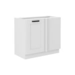 Alumine nurgakapp 105 ND 1F BB - LUNA KÖÖK VALGE - VALGE