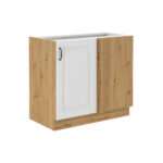 Nurga aluskapp 105 ND 1F BB - Kitchen STILO WHITE-ARTISAN