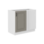 Nurgakapp 105 ND 1F BB - STILO KÖÖK helehall / valge