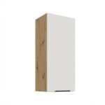 Ülemine kapp 40 G-90 1F Köögi ARIA esipaneelid Valge AFM