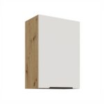 Ülemine kapp 50 G-72 1F Köök ARIA Esipaneelid Valge AFM