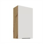 Ülemine kapp 50 G-90 1F Köögi ARIA esipaneelid Valge AFM