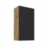 Ülemine kapp 50 G-90 1F Köögi ARIA esipaneelid must AFM