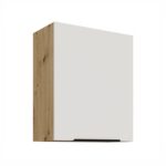 Ülemine kapp 60 G-72 1F Köök ARIA Esipaneelid Valge AFM