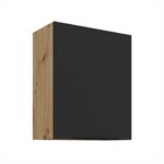 Ülemine kapp 60 G-72 1F Köögi ARIA esipaneelid must AFM