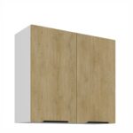 Ülemine kapp 80 G-72 2F - Köögitamm CREMONA / Valge