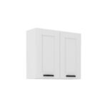 Ülemine kapp 80 G-72 2F - LUNA KÖÖK VALGE - VALGE