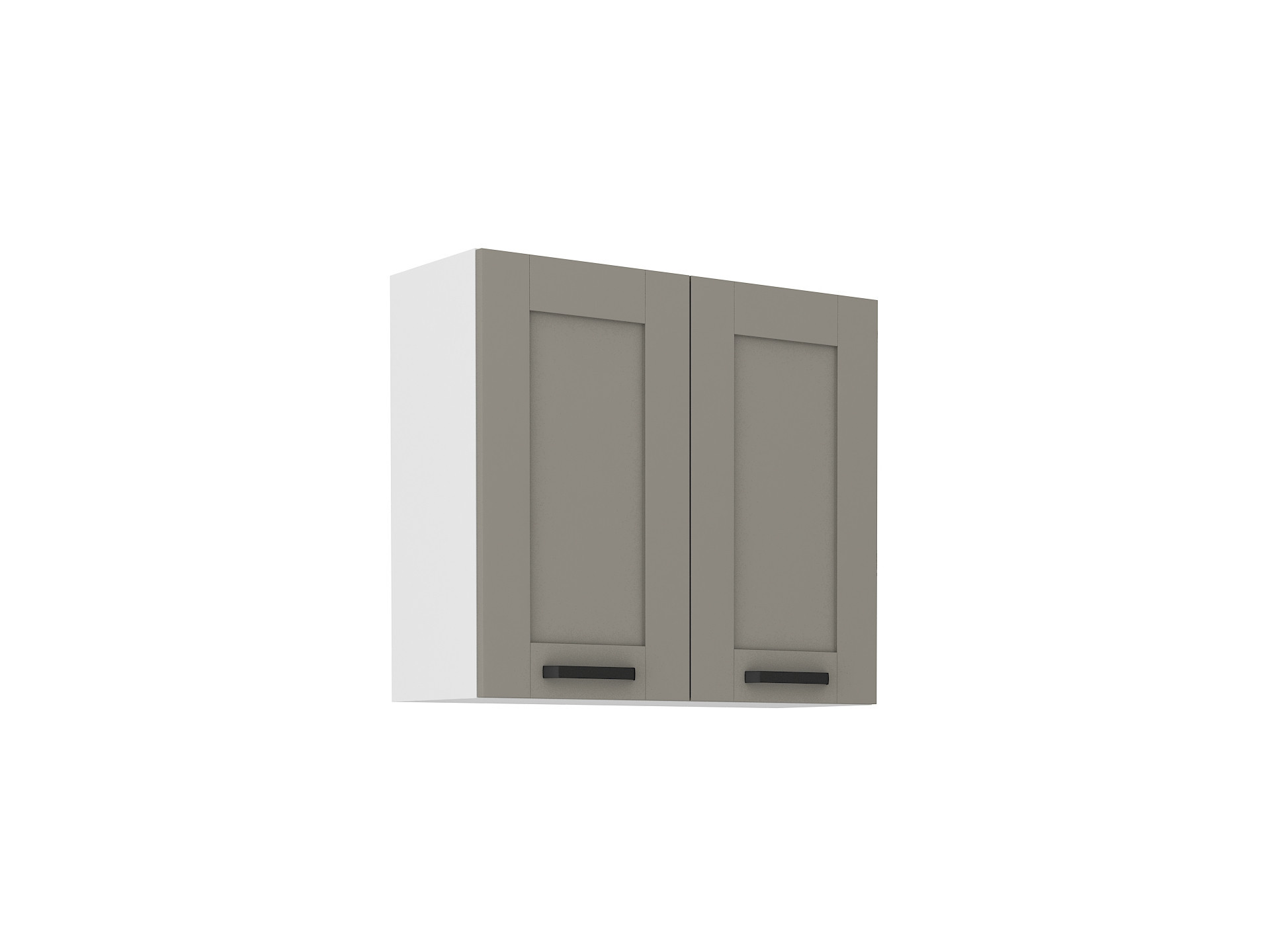 szafka-gorna-80-g-72-2f-kuchnia-luna-jasny-szary-bialy Ülemine kapp 80 G-72 2F - KÖÖK LUNA HALL - VALGE - Image 1