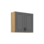 Ülemine kapp 80 G-72 2F - Kitchen STILO tumehall / Artisan