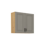 Ülemine kapp 80 G-72 2F - STILO KÖÖK helehall / käsitööna valminud