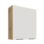 Ülemine kapp 80 G-90 2F Köögi ARIA Esipaneelid Valge AFM