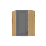 Ülemine nurgakapp 58x58 GN-90 1F - Kitchen STILO Tumehall / Artisan