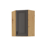 Ülemine nurgakapp 58x58 GN-90 1F - STILO KÖÖGI grafiit / Artisan