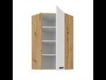 Ülemine nurgakapp 60x60 GN-108 1F - LUNA KITCHEN WHITE - ARTISAN - Image 2