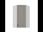 Ülemine nurgakapp 60x60 GN-108 1F - STILO KÖÖK helehall / valge