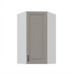 Ülemine nurgakapp 60x60 GN-108 1F - STILO KÖÖK helehall / valge