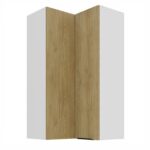 Ülemine nurgakapp 60x60 GN-108 2F (90°) - Köögitamm CREMONA / Valge