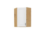 Ülemine nurgakapp 60x60 GN-90 1F - Kitchen STILO WHITE-ARTISAN