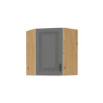 Ülemine nurgakapp 58x58 GN-72 1F - Kitchen STILO Tumehall / Artisan