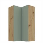 Ülemine nurgakapp 60x60 GN-108 2F (90°) ARIA Köögi AQUAMARINE esipaneelid (Mint)