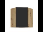 Ülemine nurgakapp 60x60 GN-72 1F ARIA Köögiesipaneelid must AFM