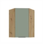 Ülemine nurgakapp 60x60 GN-90 1F ARIA Köögi AQUAMARINE Esipaneelid (Mündihall)