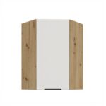 Ülemine nurgakapp 60x60 GN-90 1F Köök ARIA Esipaneelid Valge AFM