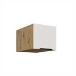 Sügav ülemine hingedega kapp 40 NAGU-36 1F ARIA Köögiesipaneelid Valge AFM