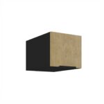 Sügav ülemine hingedega kapp 40 NAGU-36 1F - CREMONA tammepuidust köök