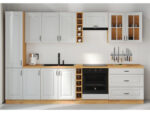 Sügav ülemine kallutatav kapp 40 NAGU-36 1F - Kitchen STILO WHITE-ARTISAN - Image 3