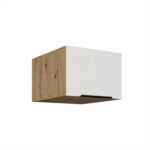 Sügav ülemine hingedega kapp 50 NAGU-36 1F ARIA Köögiesipaneelid Valge AFM