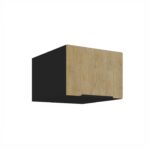 Sügav ülemine hingedega kapp 50 NAGU-36 1F - CREMONA tammepuidust köök