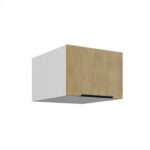 Sügav ülemine hingedega kapp 50 NAGU-36 1F - Köögitamm CREMONA / Valge