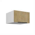 Sügav ülemine hingedega kapp 60 NAGU-36 1F - Köögitamm CREMONA / Valge