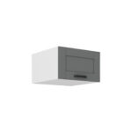 Sügav ülemine hingedega kapp 60 NAGU-36 1F - LUNA KÖÖK TUMEHALL - VALGE