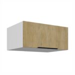 Sügav ülemine hingedega kapp 80 NAGU-36 1F - Köögitamm CREMONA / Valge