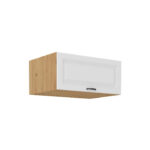 Sügav ülemine kallutatav kapp 80 NAGU-36 1F - Kitchen STILO WHITE-ARTISAN