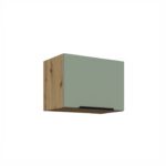 Ülemine hingedega kapp pliidiplaadi/õhupuhasti kohal 50 GU-36 1F ARIA Köögi esipaneelid AQUAMARINE (Mint)